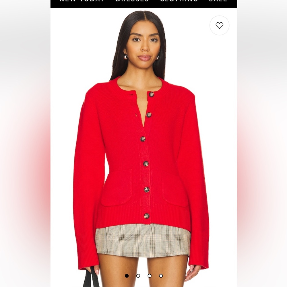 Pistola Dani Cardigan In Rouge